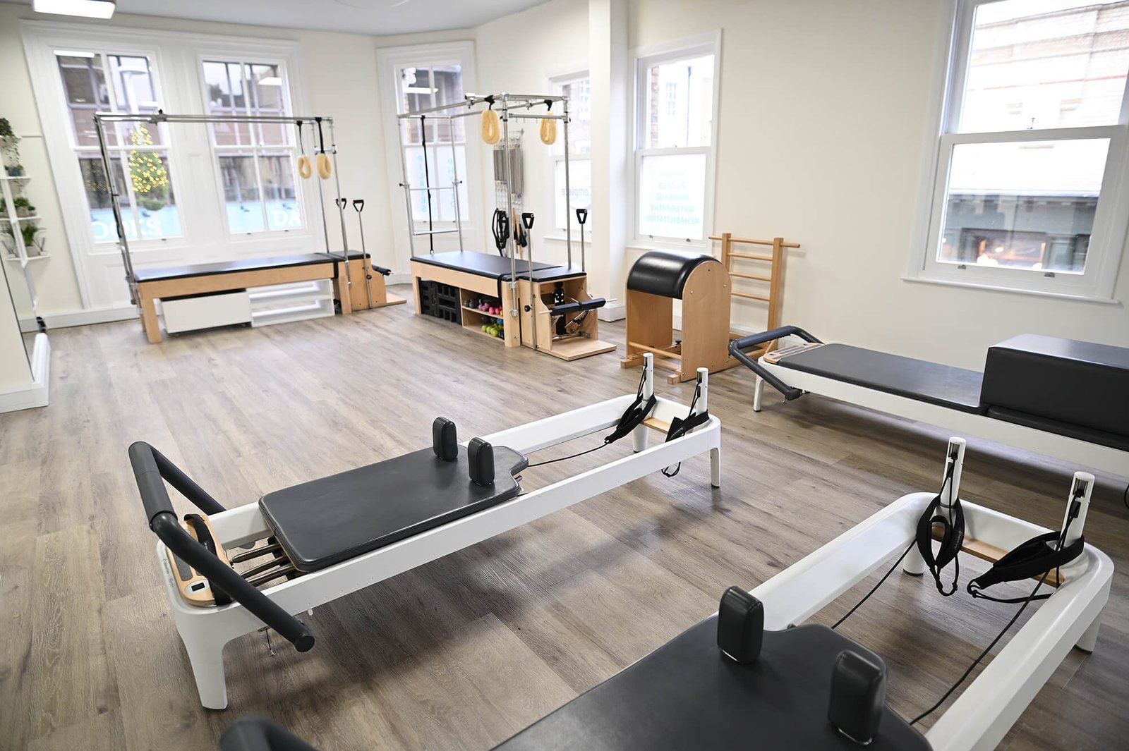Clients at our pilates studio in Chelsea